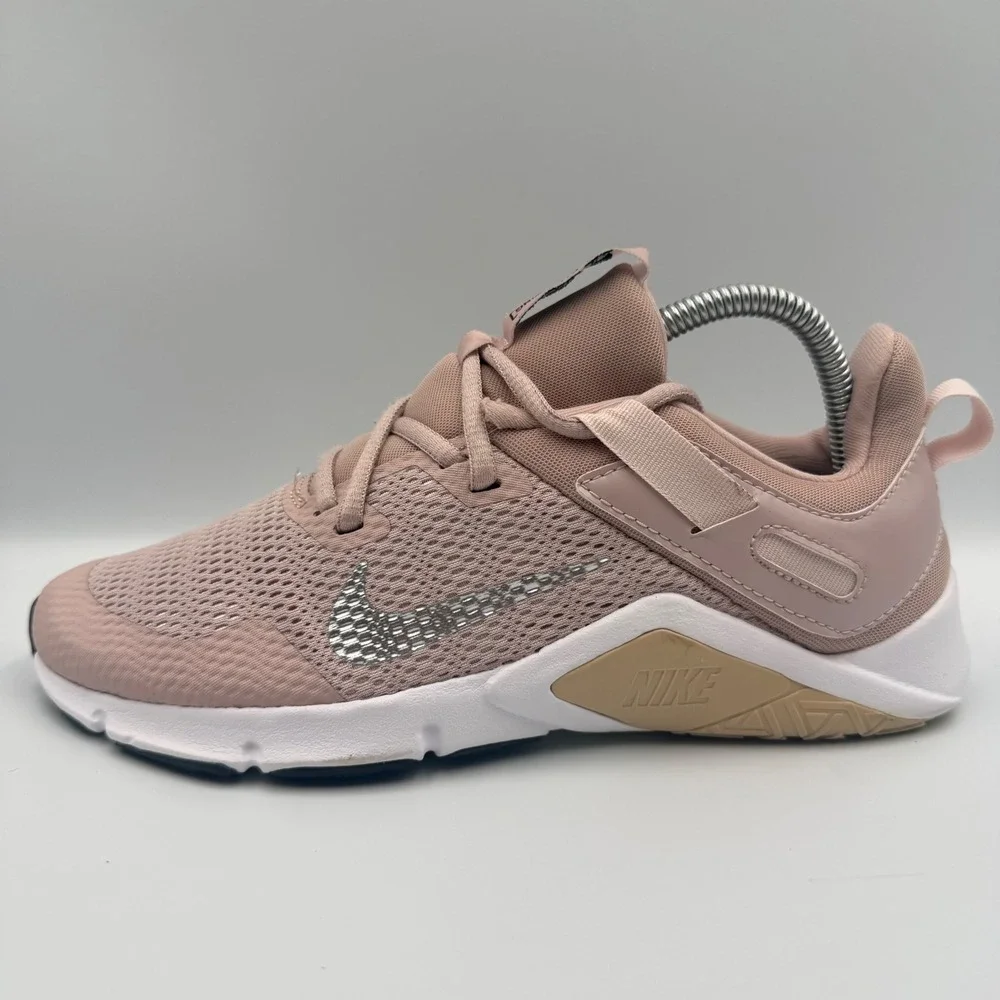 Nike Legend Essential 2 Women Size 8 Training Shoes CD0212-200 Pink Metallic